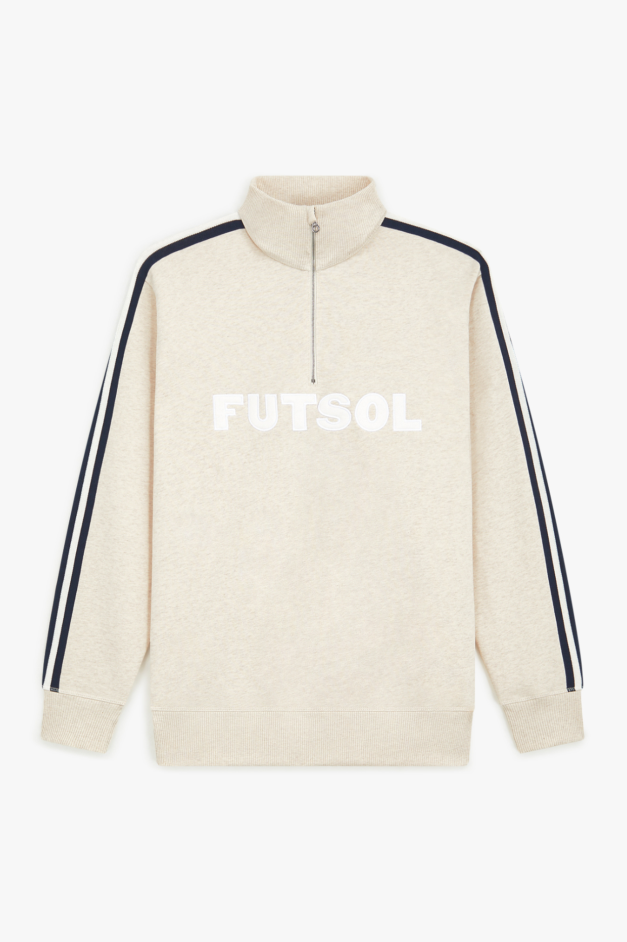 Warm-Up Quarter Zip Ecru