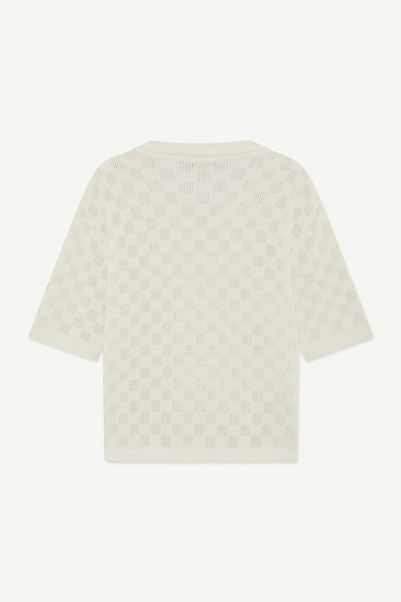 Crochet Checkerboard Polo