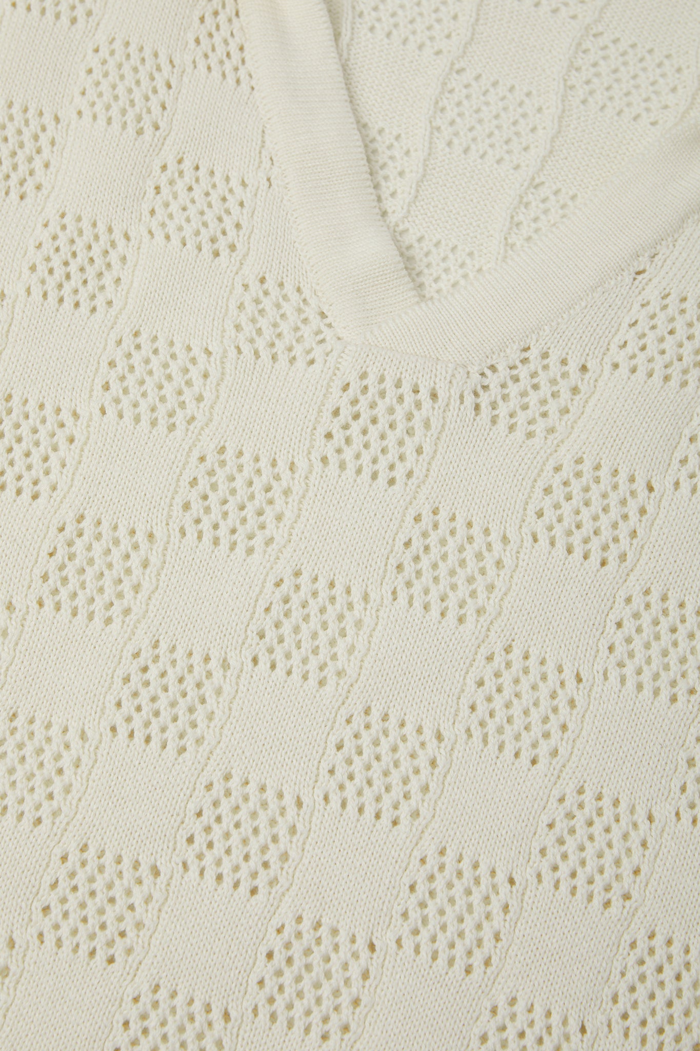 Crochet Checkerboard Polo