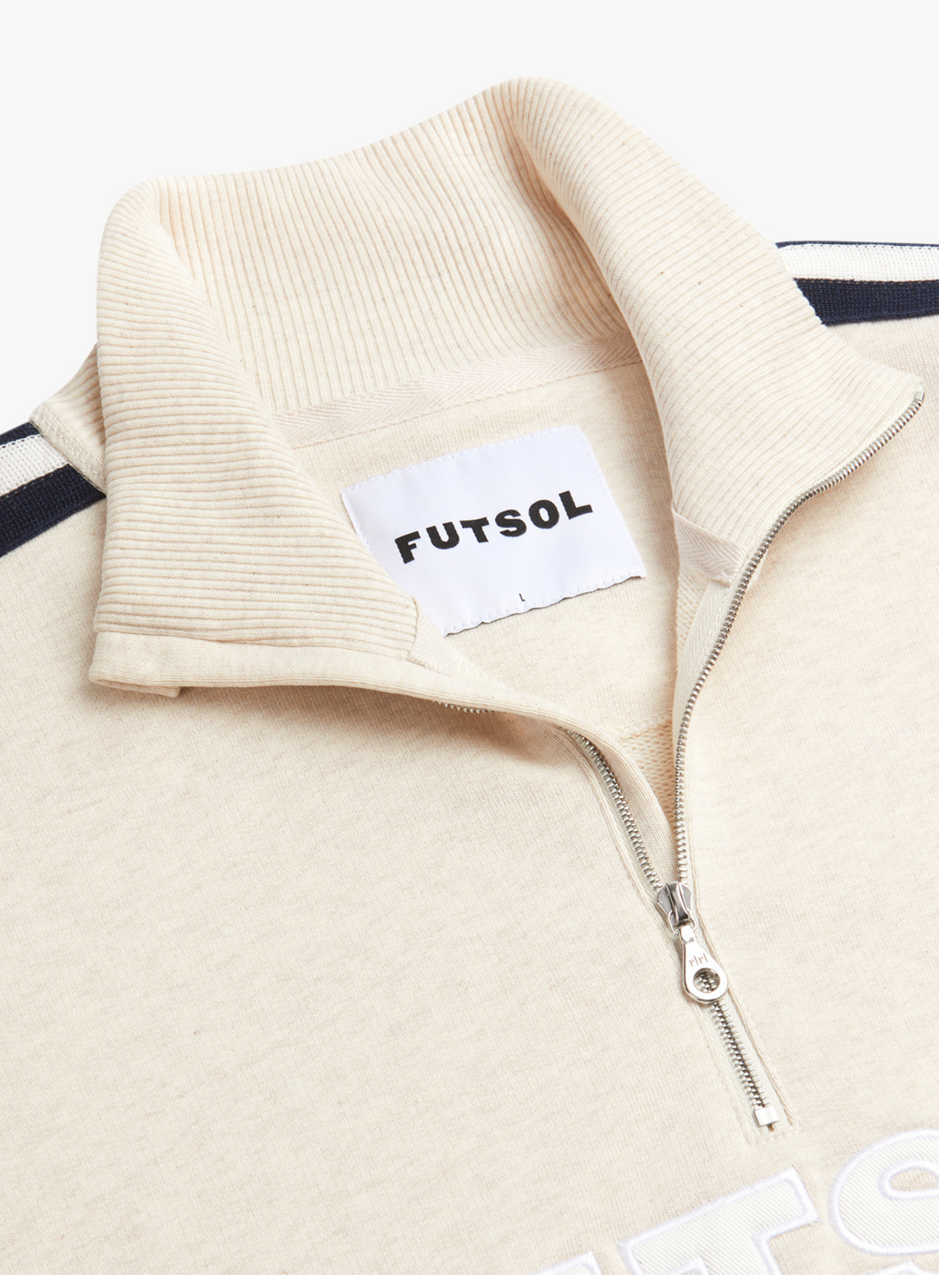 Warm-Up Quarter Zip Ecru