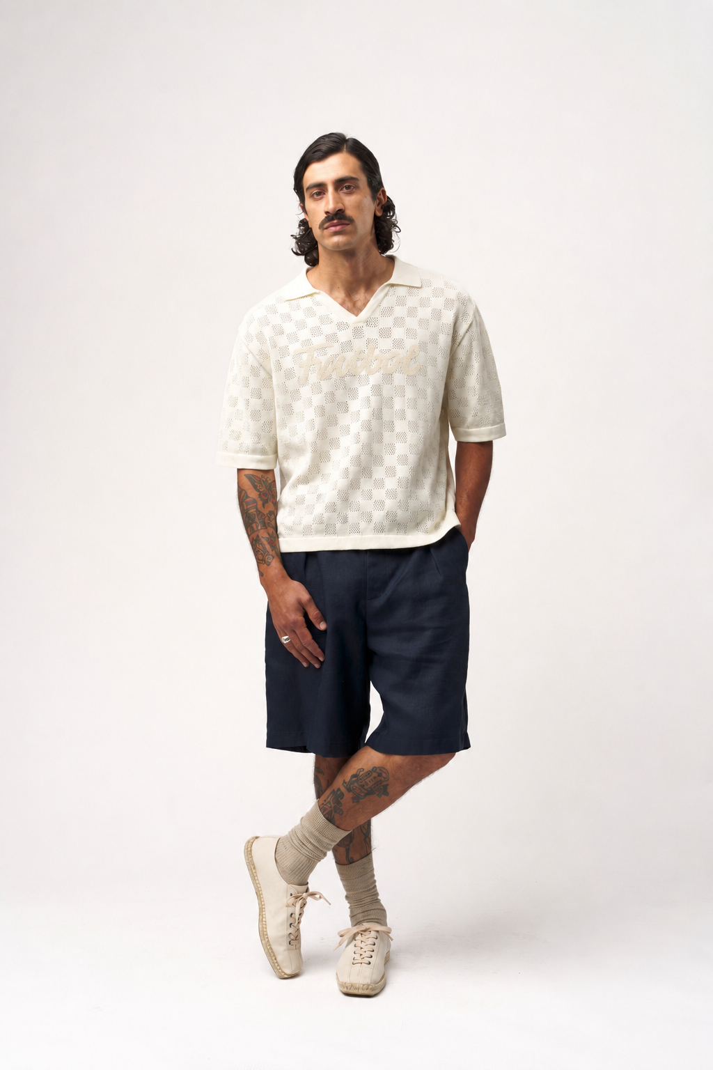 Crochet Checkerboard Polo