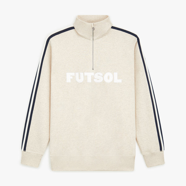 Warm-Up Quarter Zip Ecru