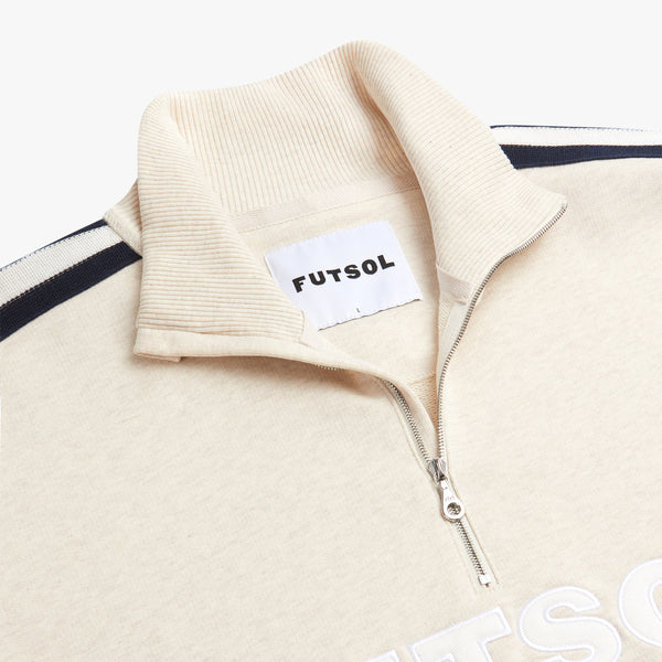 Warm-Up Quarter Zip Ecru