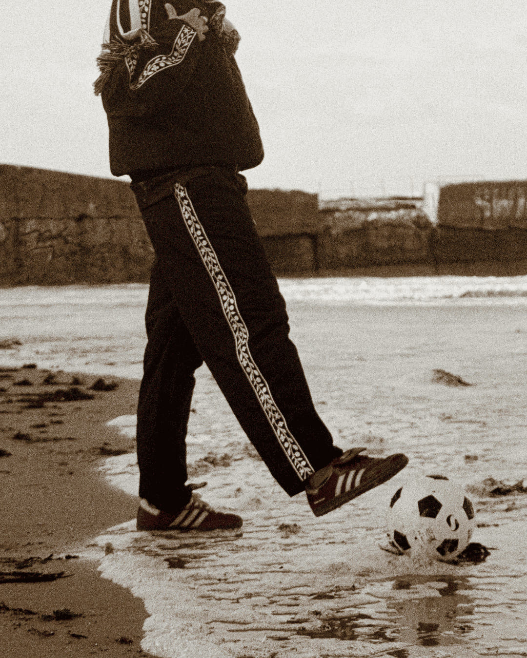 Track Pants on the beach