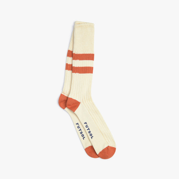 Cotton Striped Calf Socks